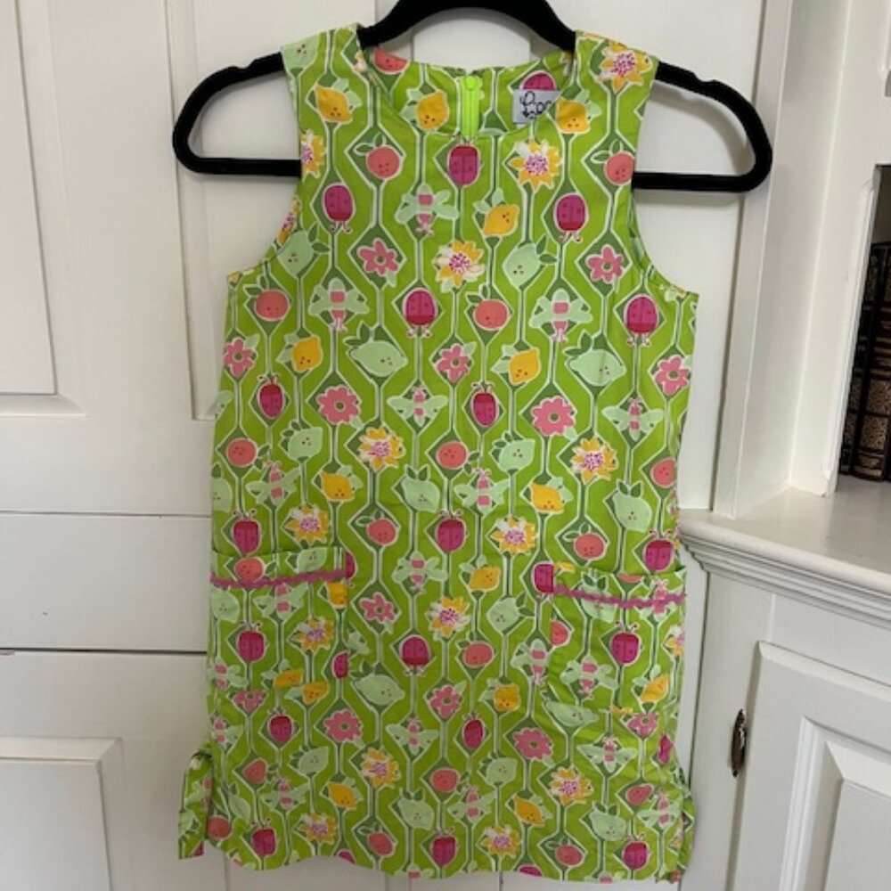 Lilly Pulitzer Girls Size 8 Ladybug Sabrina V-neck dress